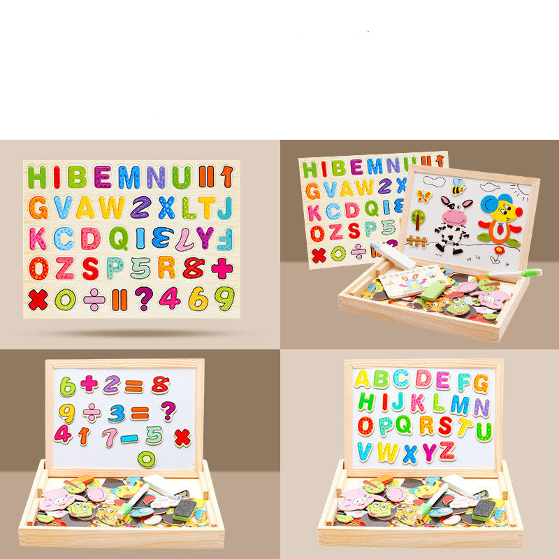 MWZ Magnetic Joypin Animal Zodiac Double-sided Drawing Board Children Educational Jigsaw Puzzle Manufacturer