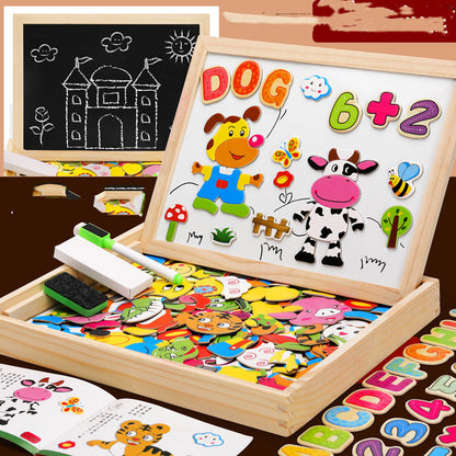 MWZ Magnetic Joypin Animal Zodiac Double-sided Drawing Board Children Educational Jigsaw Puzzle Manufacturer