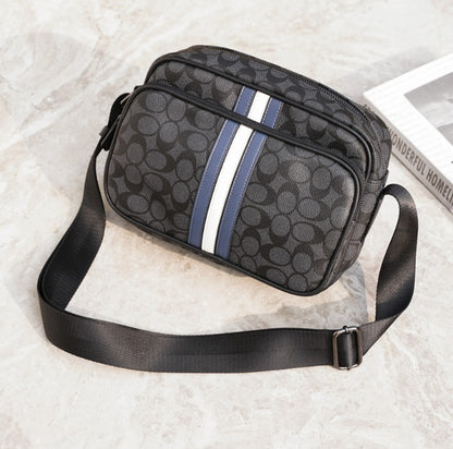 Mens Fashion Casual Letter Small Square Bag