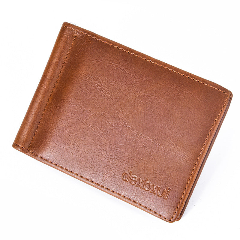 Mens Fashion Simple Vintage Mini Wallet